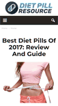 Mobile Screenshot of dietpillresource.com